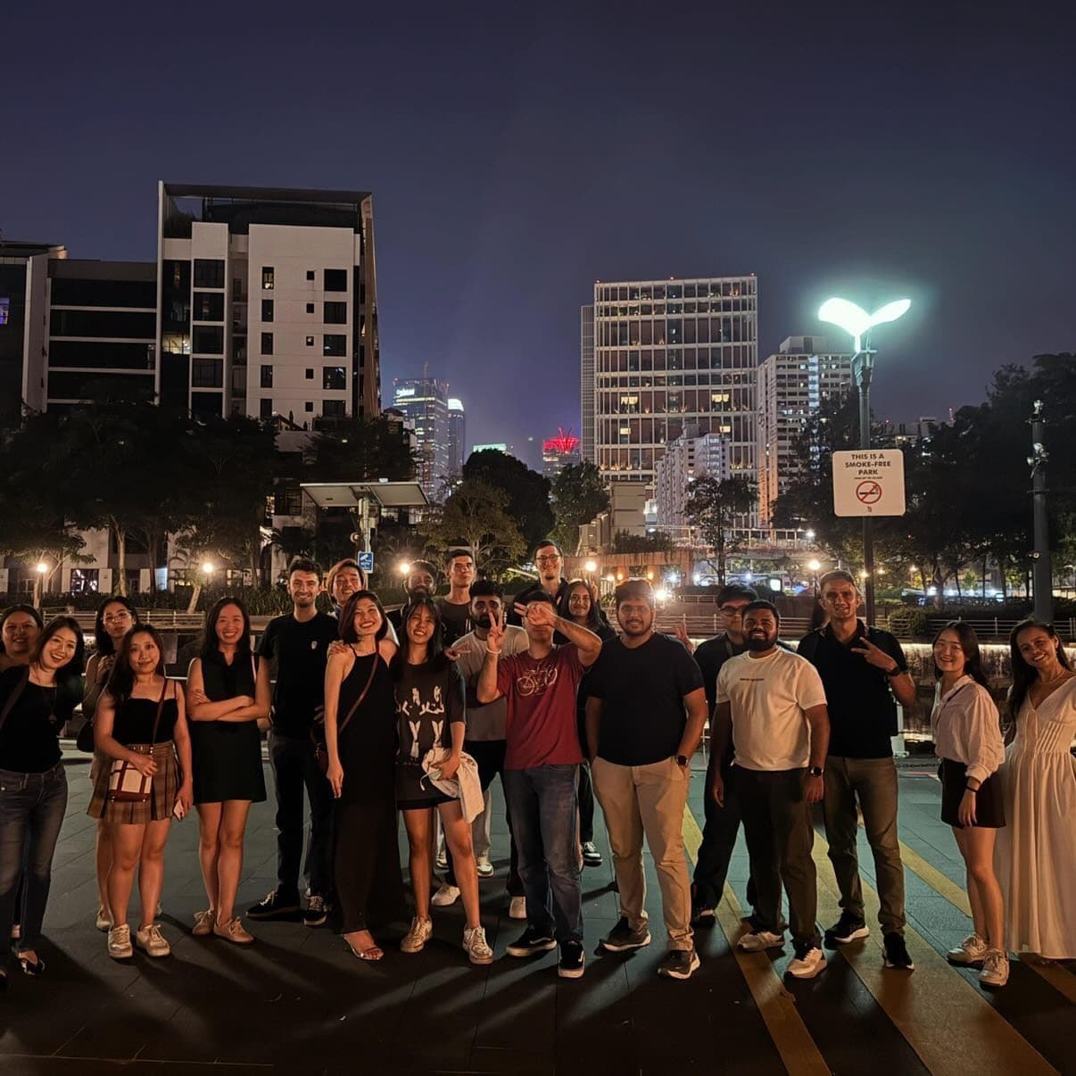 A live event hosted by Chloe with Nexapod in Singapore